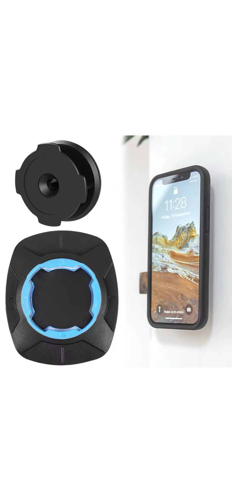 QUICKLOCK SAMOLEPLJIVI ZIDNI DRŽAČ KOMPLET